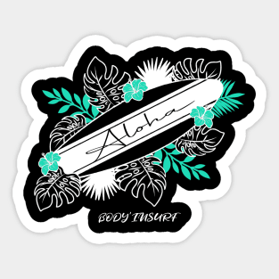 ALOHA- SURF AND BODYSURF Sticker